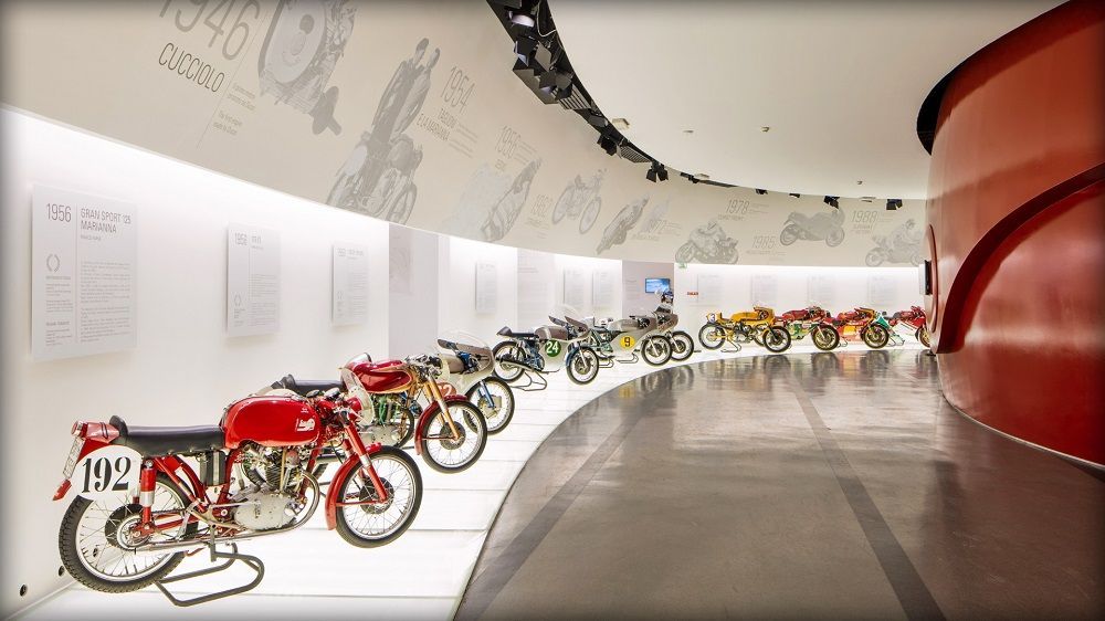 Μέρος της συλλογής του μουσείου της Ducati στην Ιταλία