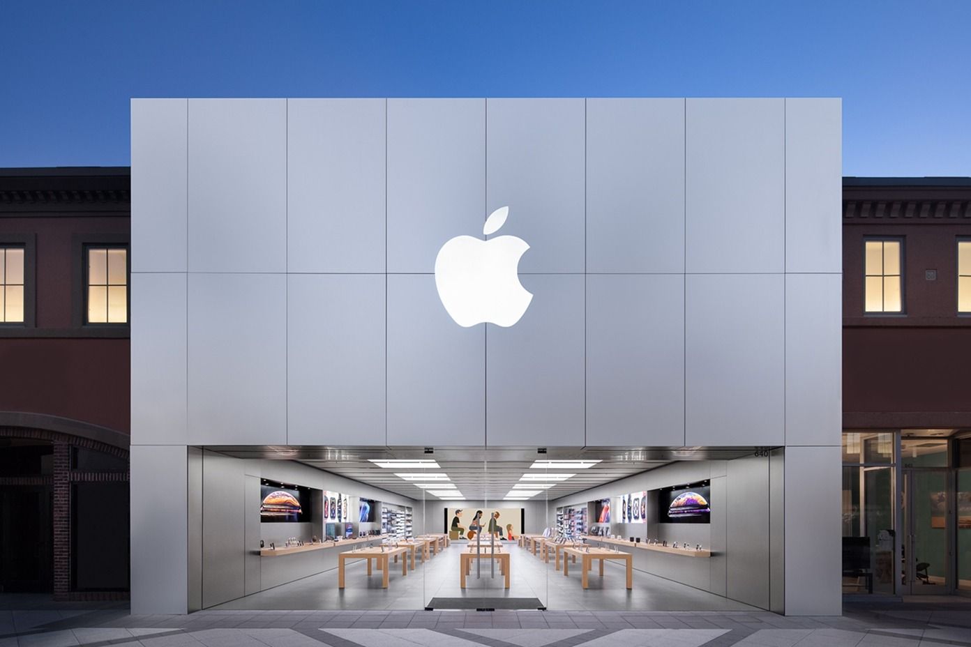 Πρόσοψη ενός Apple store